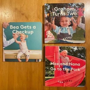 Lovevery Board Book (set of 3 from various Lovevery playkits)
